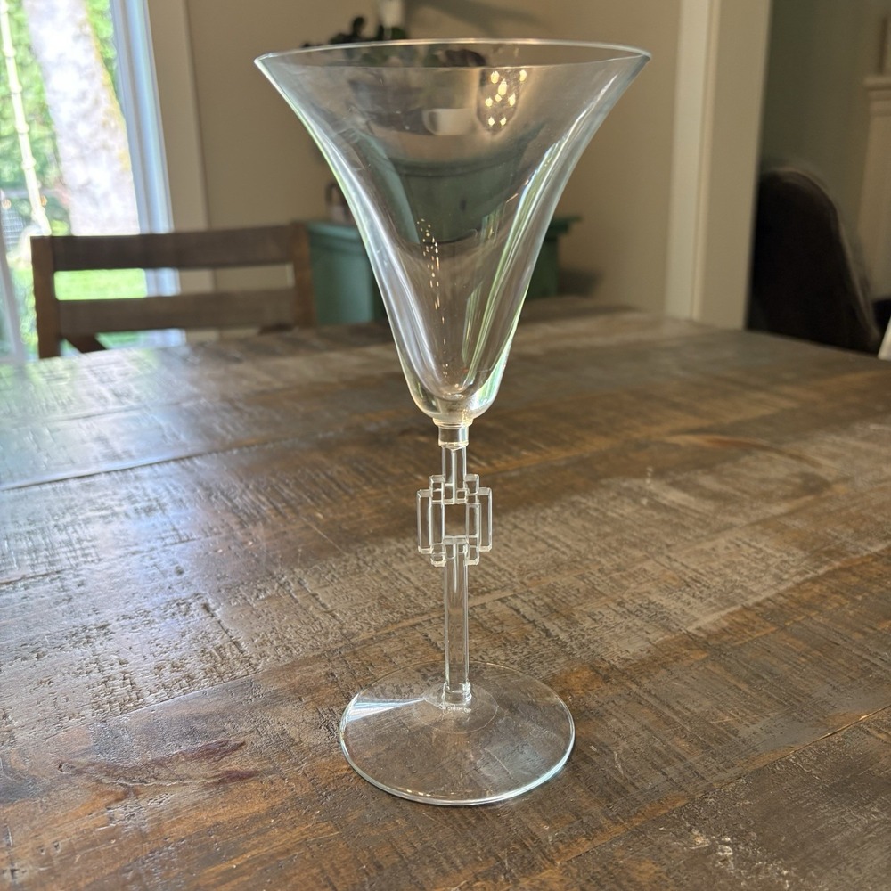Wine Glass Champagne Model Crystal Lalique France Tosca Paris